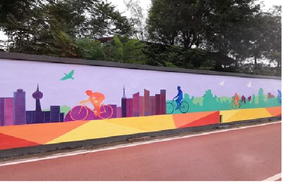 富县墙体彩绘-围墙