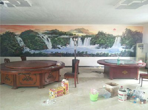 富县墙绘-写实风景