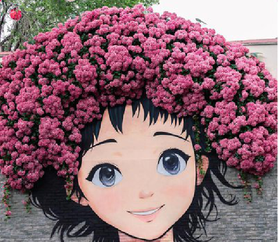 富县墙体彩绘-网红墙打卡