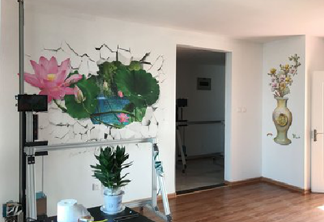 富县墙体彩绘相比墙纸的优势。