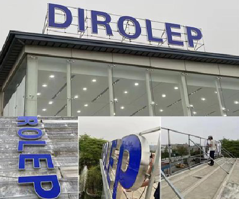 富县楼顶发光字安装的注意事项。